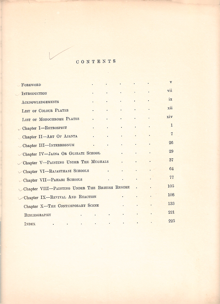 Contents Page